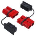 50a 600v Pair Plug Battery Trailer Durable Quick Connector Kit