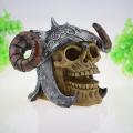 Horror Spoof Props Resin Horns Skull Decoration Halloween Decoration