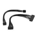 Power Conversion Cable 24pin to 18pin, 8pin to 12pin,for Hp Z440 Z640