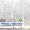 3d Rainbow Window Film Stained Static Non Adhesive Film 45x100cm