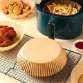 70pcs Air Fryer Disposable Paper Liner with Brush for Baking Roasting