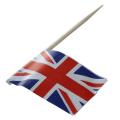 Union Jack Flag Cocktail Sticks - 50 Pack - Ideal for Parties Bbq's Queens Jubilee