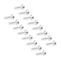 50 Pcs Stainless Steel Countersunk Screws Hex Key Bolts M4 X 12mm