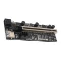 2pack Pcie Riser 1x to 16x Graphic Extension with Temperature Sensor