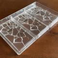 Crack Shape Chocolate Bar Mold Polycarbonate Energy Bar Moulds