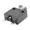 1x 5a 12v/24v Push Button Resettable Thermal Circuit Breaker