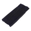 50pcs 12x250mm Nylon Reusable Cable Ties with Eyelet Holes to Back