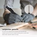 3pcs Carpenter Pencil,with 18 Refills for Carpentry Architect Drawing