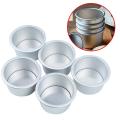 5pcs Set Mini Cake Baking Mold with Removable Bottom Helps