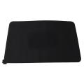 Pet Mat for Dogs and Cats Pure Color Silicone Pet Food Mat Black