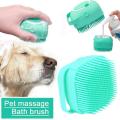Pet Dog Shampoo Brush Pet Bath Massage Brush Grooming Scrubber