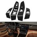 Car Carbon Fiber Window Switch Cover for Jeep Grand Cherokee 2021