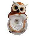 Outdoor Garden Sculpture Decoration Animal Solar Led Light Owl