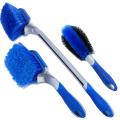 3pcs Car Wheel/tire Brush with Handle Special Cleaning Supplies Tool