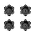 4pcs Metal 17mm Hex Wheel Nuts for Arrma 1/8 Karton Senton Outcast,1