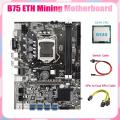 Motherboard 8xpcie to Usb+ Cpu+6pin to Dual 8pin Cable+switch Cable
