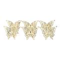 12pcs Gold Butterfly Napkin Ring Napkin Buckle Hotel Table Decoration