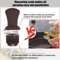3 In 1 Olive Oil Dispenser Bottle with Brush, for Cooking,bbq,brown