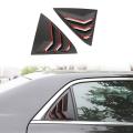 Side Window Scoop Cover for Chrysler 300/300c 2011-2022,black