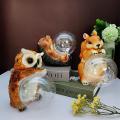 Outdoor Garden Sculpture Decoration Animal Solar Led Light Owl