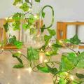 2x Solar Maple Leaf Lights Waterproof for Garden Decoration-5m 50led