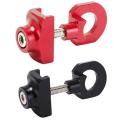 Bike Chain Tensioner Aluminum Alloy Bicycle Fastener Bolt Red