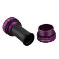 Motsuv Bottom Bracket 68/73mm Aluminum Alloy Bb Axis Parts Purple