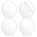 4pcs Clear Acrylic Sheet for Led Light Base,sign,diy Display Projects