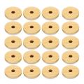 Bamboo Jar Lids with Straw Hole Reusable Jar Lids Leak Proof 20pcs