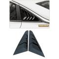 Rear Side Window Louvers,for Mg 5 Mg5 2021 Car, Bright Black Style
