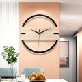 3d Oversized Wall Clock Silent Big Gear Wooden Hanging Home Decor