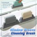 3pcs Creative Groove Cleaning Brush Window Door Track Cleaning Brush