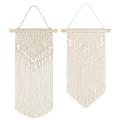 Woven Macrame Wall Decor Woven Tapestry for Living Decoration