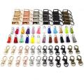 24 Key Fob Hardware, 24 Tassel and 24 Swivel Snap Hooks,6 Colors