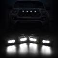 8pcs Led Front Grill Lights for Toyota Tacoma Raptor Trd,white Light