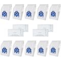 10pcs Dust Bags for Miele Type Gn Vacuum&4pack Filters S2 S5 S8 C1 C3
