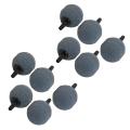 5 Pcs Fish Tank Bubble Maker Air Stone 25mm Diameter Gray