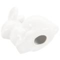Cute Mini White Ceramic Rabbit Home Decoration Ornaments Medium