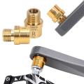 Toopre 1 Pair Bicycle Pedal Extenders 16mm Pedal Extension Bolts 2