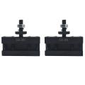 2pcs 250-201 Quick Change Tool Holder Turning and Facing Tool Holder