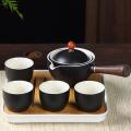 Ceramic Set Portable Travel Tea Set for Travel Family Outdoor A