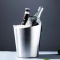 Stainless Steel Champagne Bucket Household Beer Bucket, Silver