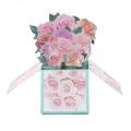 Rose Flower Bouquet 3d Pop-up Card, for All Occasion, Mothers Day