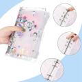 10pc A6 Binder Pockets with Notebook Binder Sleeves for School Office