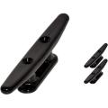 2 Pack Black Nylon Boat Cleat 6 Inch-for Marine,deck,nautical Decor