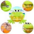Bubble Machine for Kids Bath Toys Musical Gift for Baby Kids Green
