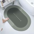 Super Absorbent Mat Quick Drying Bathroom Rug Non-slip Home Decor A