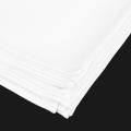 12pcs Cotton Restaurant Dinner Cloth Satin White 50x50cm