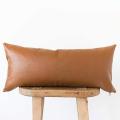 Waist Pillowcase for Sofa Bed Sofa Decoration, Rectangular Brown