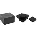 Rubber Furniture Chair Table Leg Square Foot Cover 50x50mm Black
